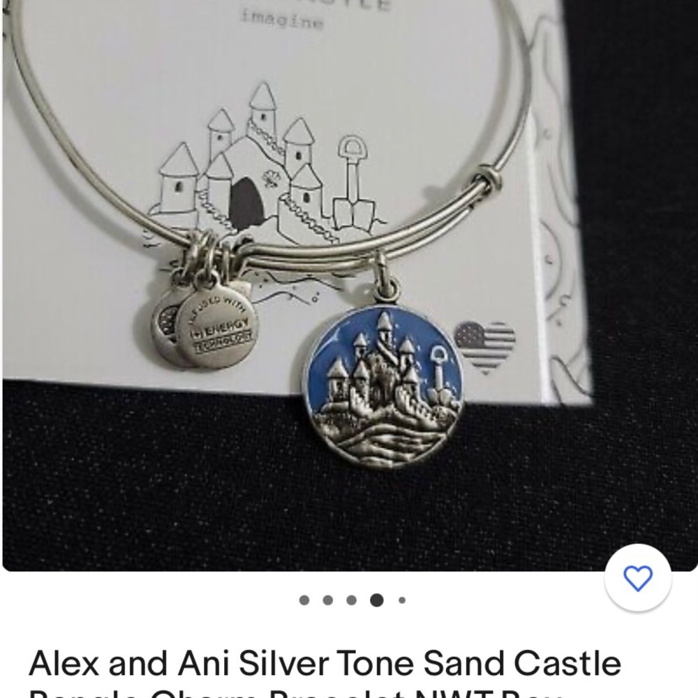 Alex and Ani sand castle Bracelet new never used